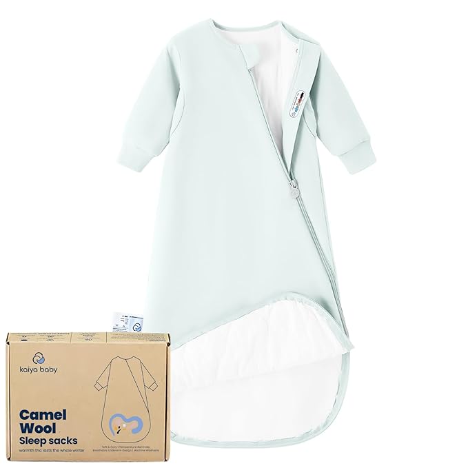 Unisex Sleeping Bag for Babies and Toddlers 1.0 Tog Sleep Sack 18-36 Months, Newborn Sleep Sack, Wearable Blanket Baby, One Piece Long Sleeves, Gifts for Baby