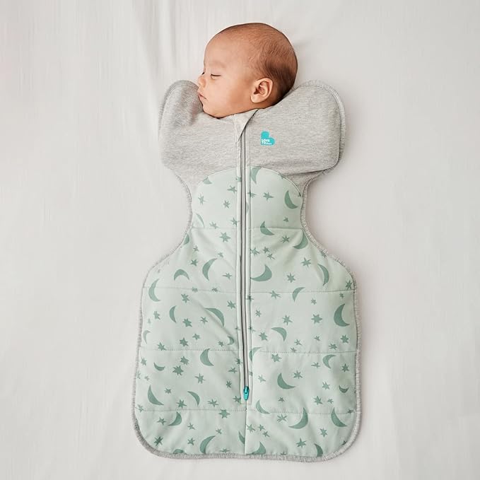 Love to Dream Swaddle UP Extra Warm 3.5 TOG, Dramatically Better Sleep, Allow Baby to Sleep in Preferred Arms Up Position for Self-Soothing, Snug Fit Calms Startle Reflex, Olive, Newborn, 5-8.5 lbs