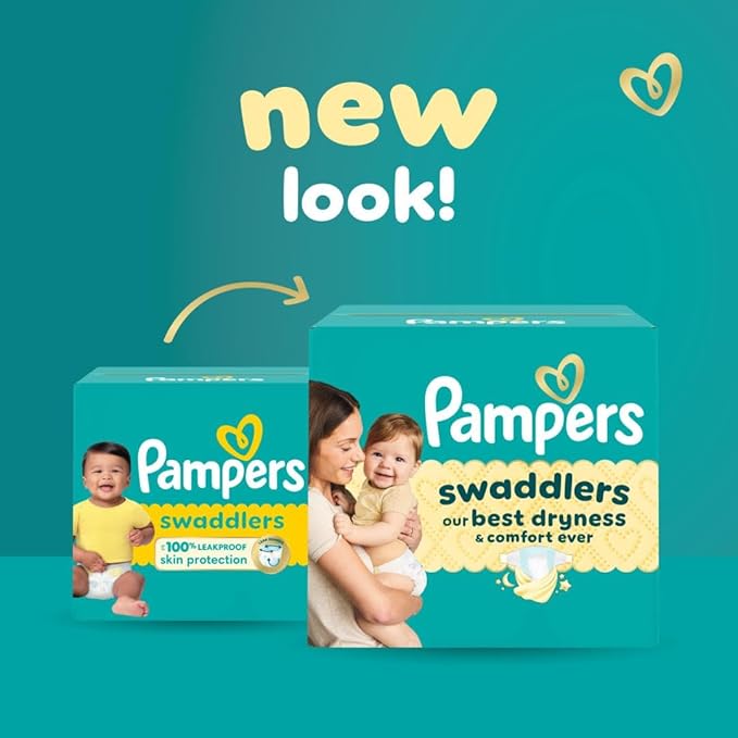 Pampers Baby Diapers - Swaddlers - Size 5, 19 Count, Ultra Absorbent Disposable Infant Diaper
