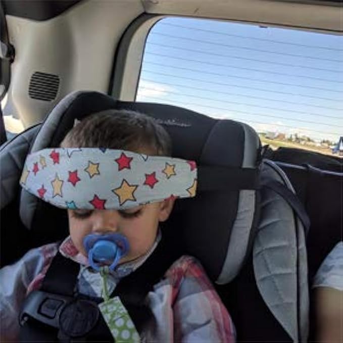 Baby Car Seat Headrest, Toddler Neck Pillow for Car Seat & Stroller – Infant Head Band Strap for Sleeping Kids, Children, and Toddlers
