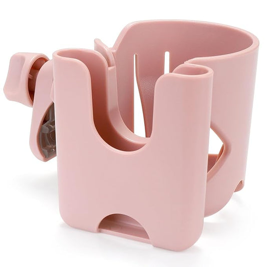 Accmor Universal Cup Holder, Stroller Cup Holder with Phone Holder, 360° Rotatable Large Caliber Designed Bottle Holder for Stroller, Bike, Wheelchair, Walker, Scooter