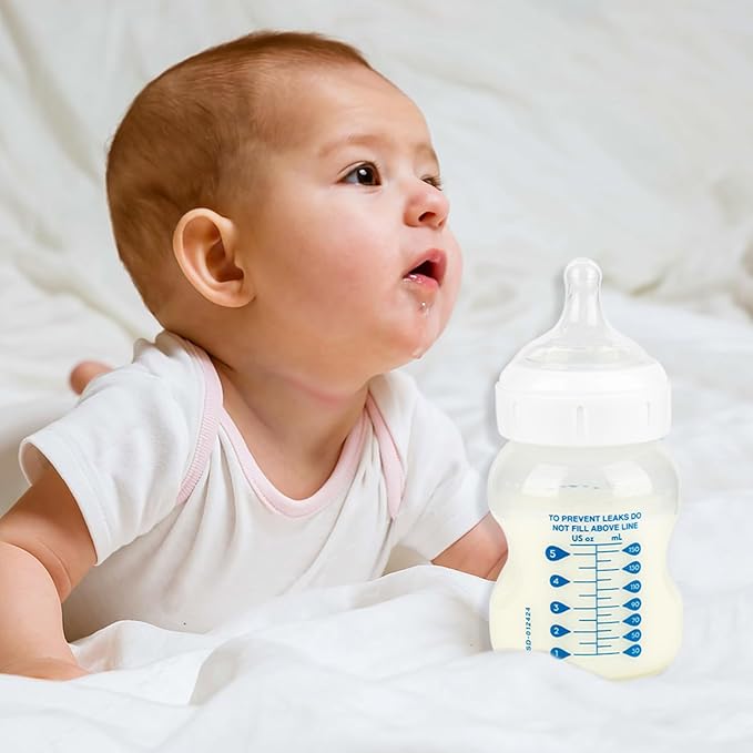 Silicone Nipple for Dr.Brown's Wide-Nick Baby Bottle & Glass Bottles,Level 1 Nipple, Slow Flow, 1m+, 6 Count