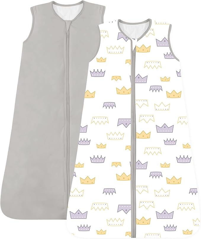 TOTCHILL Baby Sleep Sack, 1.0 TOG Cozy Wearable Blanket, Soft Sleeping Bag with Zipper, Toddler Sleep Sack 0-3-6-12-24-3T