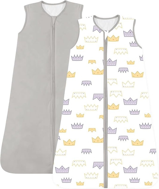TOTCHILL Baby Sleep Sack, 1.0 TOG Cozy Wearable Blanket, Soft Sleeping Bag with Zipper, Toddler Sleep Sack 0-3-6-12-24-3T