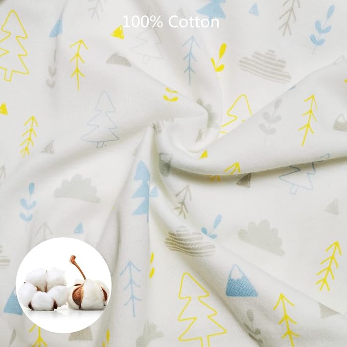 insular Baby Swaddle Wrap, Swaddle Blanket for Newborn and Infant, Adjustable Swaddling Set for Boy and Girl, Soft Cotton Baby Sleep Sack 3 Pack, Forest, Small(0-3 Month)