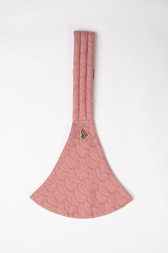 Mabē Monarch Toddler Sling Carrier – Ergonomic Hip Carry Support for Toddlers – Adjustable and Breathable Sling for Easy Up/Down & Comfortable Holding (16–45 lbs, Mauve Wings)