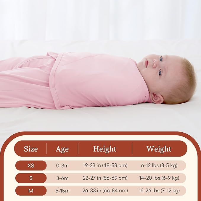 littogoose 2-Pack 0.5 TOG Newborn Sleep Sack, All-in-One Swaddle Wrap with Silent Velcro for Infants (0–3 Months)