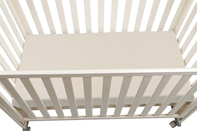 Onacosht Muslin Crib Sheets for Boys Girls, Soft Breathable 100% Cotton Baby Fitted Sheet 52" x 28" for Standard Toddler Crib Mattress, 2 Pack, Beige and Yellow Floral