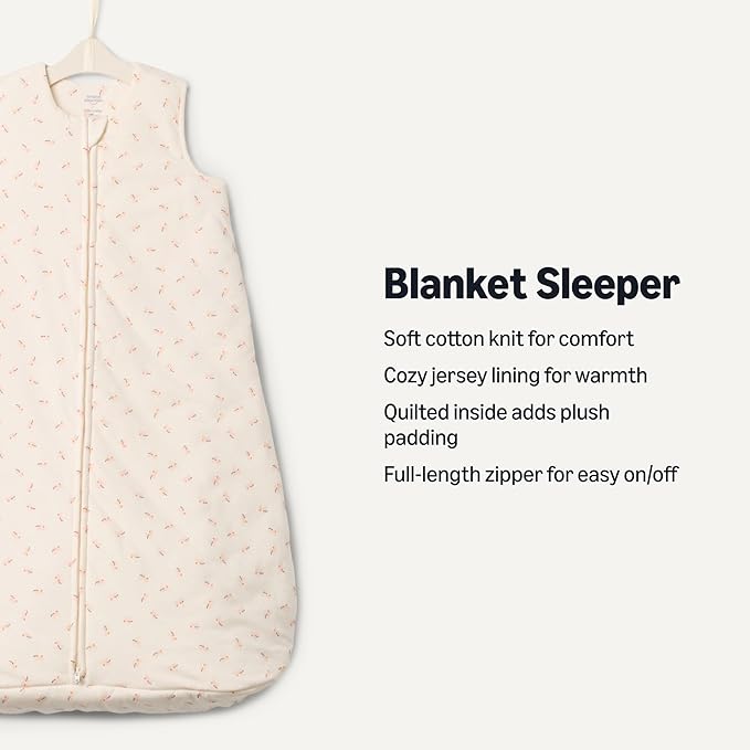 Amazon Essentials x Sofia Grainge Unisex Babies' Cotton Sleep Sack, 2.5 TOG Wearable Blanket