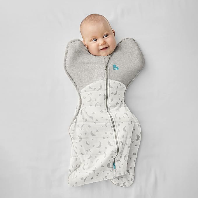 Love to Dream Swaddle UP Extra Warm 3.5 TOG, White, Newborn, 5-8.5 lbs, Dramatically Better Sleep, Allow Baby to Sleep in Preferred Arms Up Position for Self-Soothing, Snug Fit Calms Startle Reflex