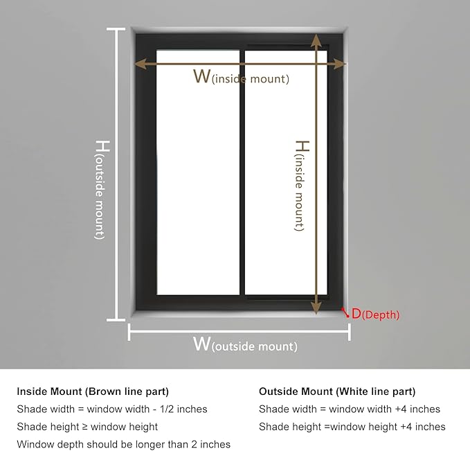 Changshade Blackout Cellular Shades Cordless Honeycomb Blinds for Bedroom Windows, Room Darkening Black Out Light Blocking 1.5" Cell Thermal Insulated, Easy to Install, Shade Size 36" Wx72 H, Grey
