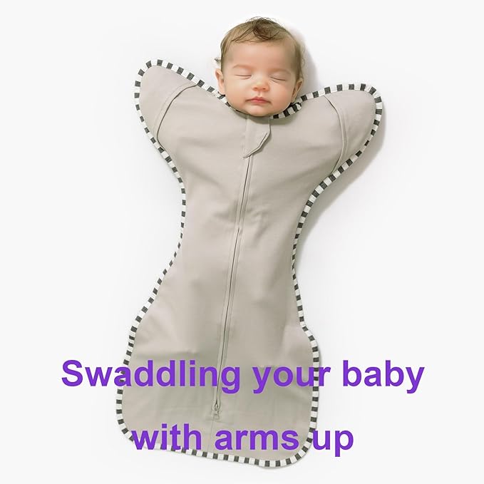 Transitional Swaddle Blanket Sack 2-Pack, Baby Sleep Sack, Arms Up Design, Newborn Swaddle for Boys Girls