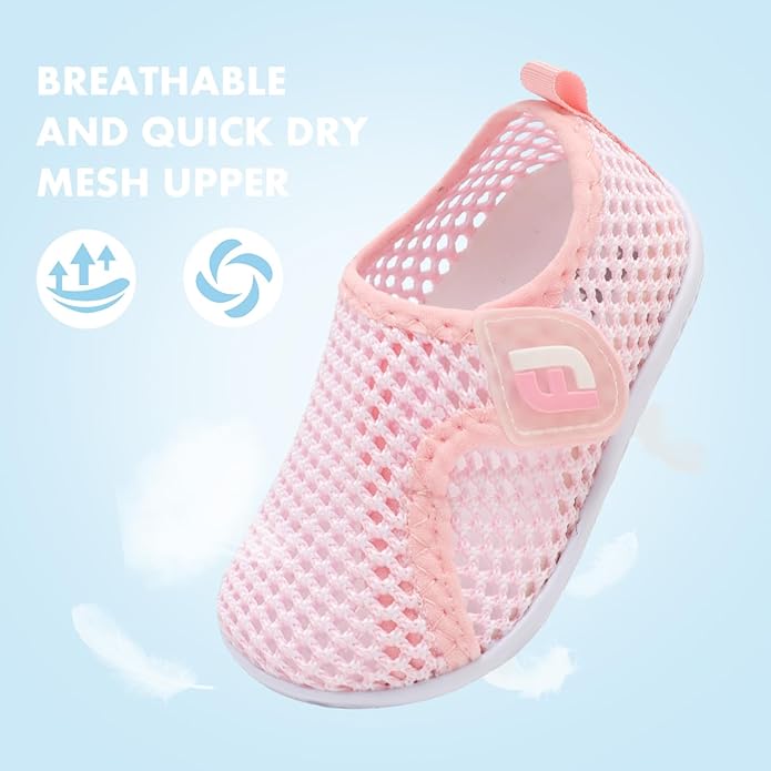JOINFREE Baby Toddler Water Shoes Boys Girls Sandals Barefoot Kids Breathable Sneakers Shoes for Walking Running