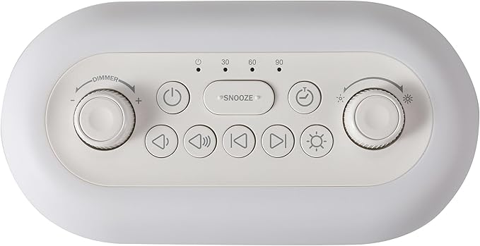 White Noise Machine with 29 Sounds + 16 Colors – Digital Alarm Clock & Amber Night Light for Blue Light Blocking, Gentle Wake Alarm, Sleep Timer & Memory Function for Adults & Kids