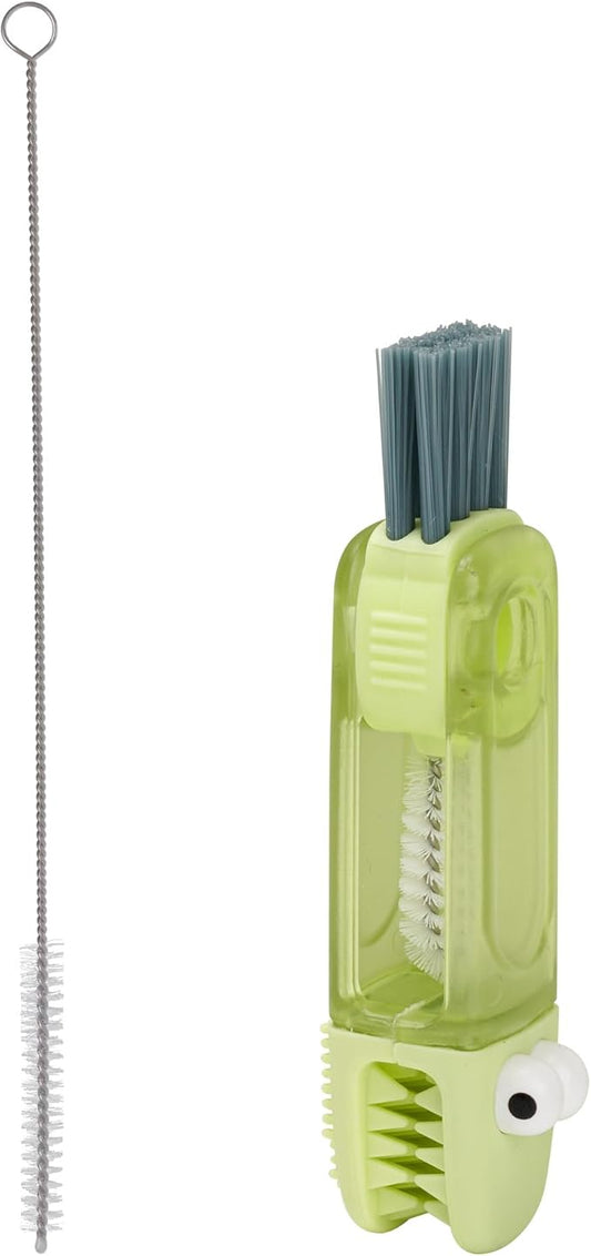 2 Pack Cup Cleaning Kit Compatible with Stanley,4 in 1 Bottle Gap Cleaner,Multipurpose Cup Cleaner Kit with Extra Long Nylon Straw Brush Cleaner,Bottle Cleaning Brush Set with Holder