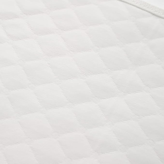 Pleasant Boulevard | Portable Waterproof Baby Changing Pad Liner, Washable Reusable Changing Table Cover Made with Breathable TPU, 27x13in (White, 3 Count)