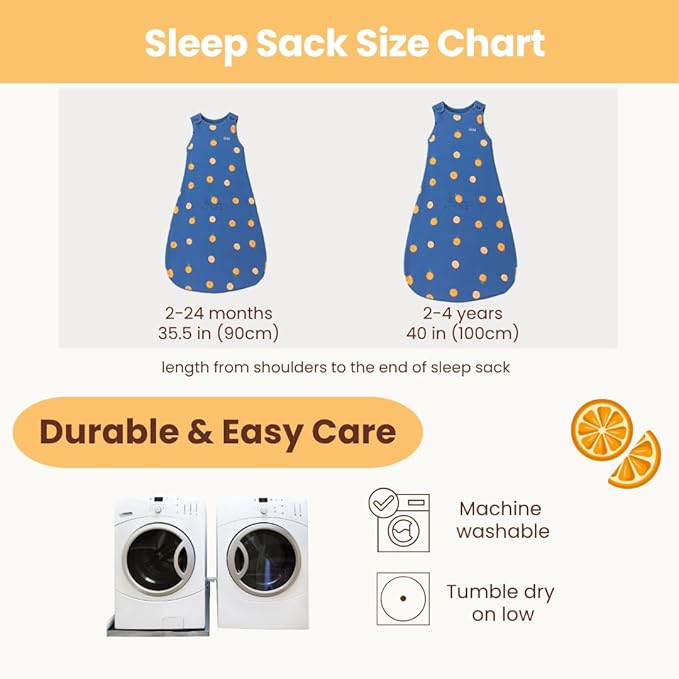 AnZai Merino Wool & Organic Cotton Sleep Sack for 2-24 Months - 2 Way Zipper Adjustable Sleeping Bag, Year Round