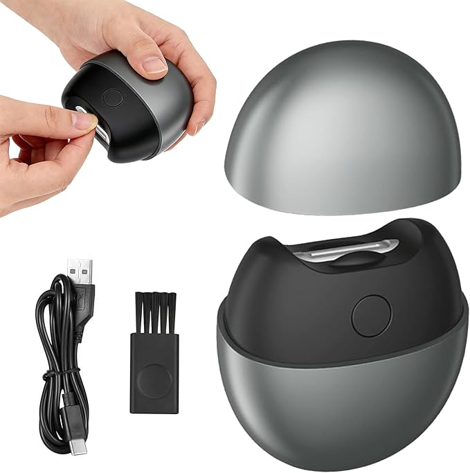 2026 New 3 in 1 Automatic Electric Nail Clipper, Nail Trimmer with Light and Nail Scraps Storage for Seniors Adults Baby (Gray)