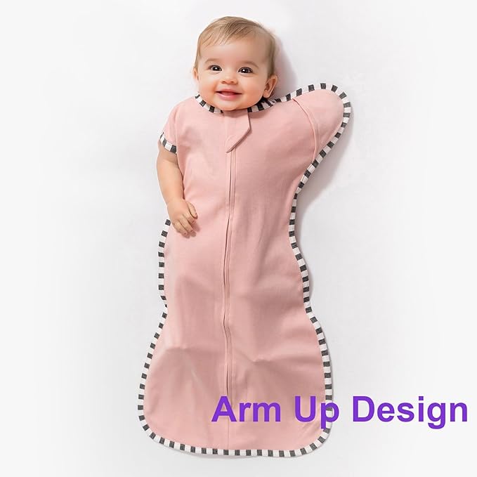 Transitional Swaddle Blanket Sack 2-Pack, Baby Sleep Sack, Arms Up Design, Newborn Swaddle for Boys Girls