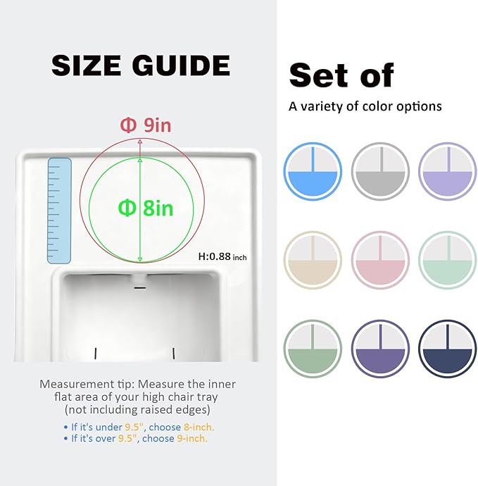 Bakpoco Stainless Steel Suction Plates for Toddlers, 8" Divided Kids Baby Plates with Removable Silicone Suction, Non Toxic Non Slip Portion Control Snack Dishes 3 Packs, Blue Gray Beige