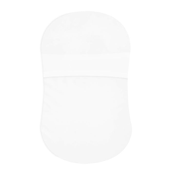 HALO BassiNest Fitted Sheet – 100% Cotton, Soft and Breathable Bassinet Sheet for Babies, 30” x 16” Pre-Shrunk Sheet Herringbone