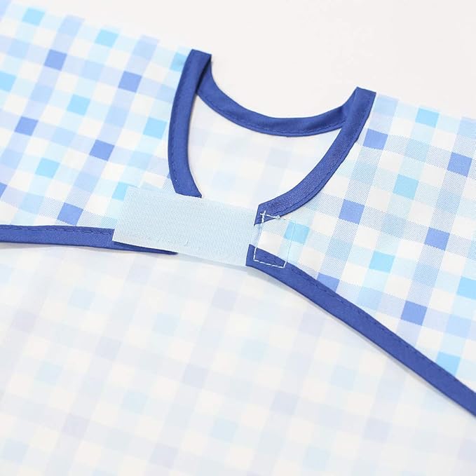 Plie Long Sleeve Waterproof Bib for Toddlers – Soft Feeding Smock for Baby Mealtime, Self-Feeding, BPA-Free, Easy Clean