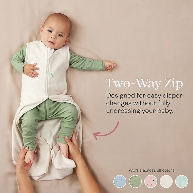 ergoPouch 1.0 Tog Jersey Sleeping Bag – Arms-Out Baby Sleep Sack, Ideal Transition from Swaddling, Slim Fit Keeps Baby Secure & Comfortable, Soft Breathable Fabric (8-24 Months, Dragonflies)