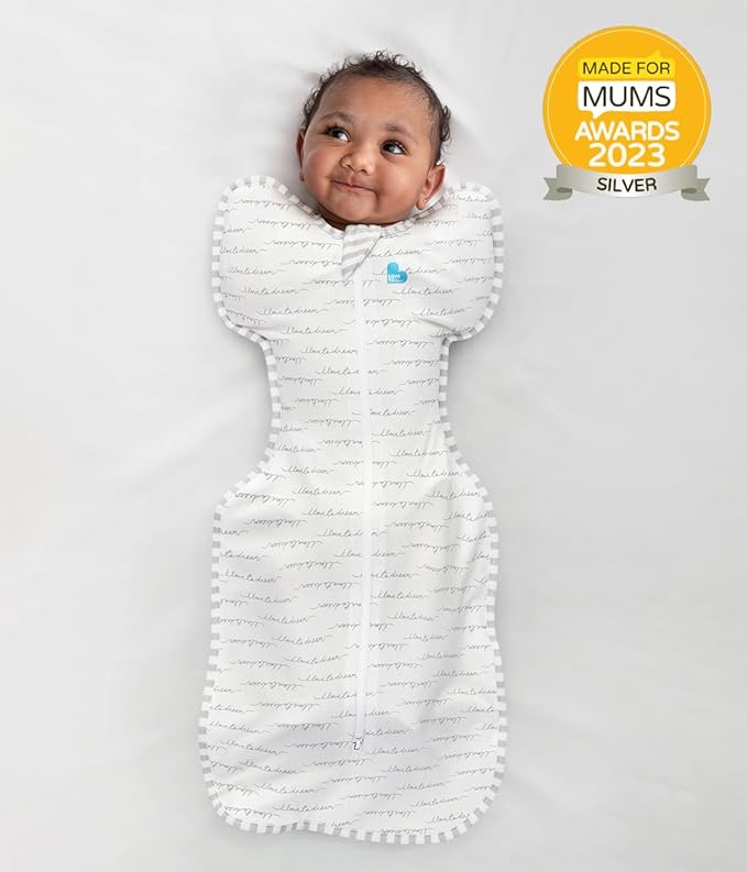 Love to Dream Swaddle UP Self-Soothing Sleep Sack 8-13 lbs., Dramatically Better Sleep, Snug Fit Calms Startle Reflex, 1.0 TOG, Dreamer, Small