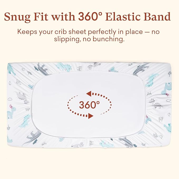 Littogoose Quilted Changing Table Cover (2-Pack) Fitted Diaper Changing Pad Cover, Soft Breathable Ideal for Boys Girls (2-Pack)
