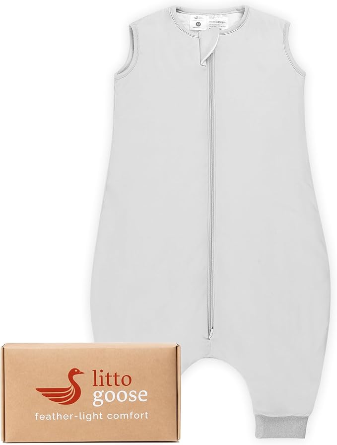 littogoose 1.0 TOG Toddler Sleep Sack with Legs, Baby Wearable Blanket for 6-18-36 Months 3T-4T, Early Walker Baby