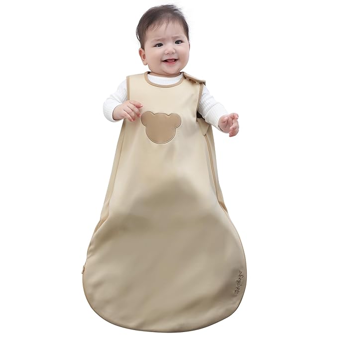 Aomloge PuppyNap Sleep Sack 6-12 Months, 0.5 Tog Wearable Blanket Baby fits Newborns and Infants, Toddler Sleep Sack with 2-Way Zipper