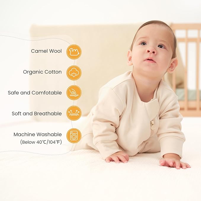 Unisex Sleeping Bag for Babies and Toddlers 3.5 Tog Sleep Sack, Baby Sleep Sack, One piece with sleeves, Gifts for Baby