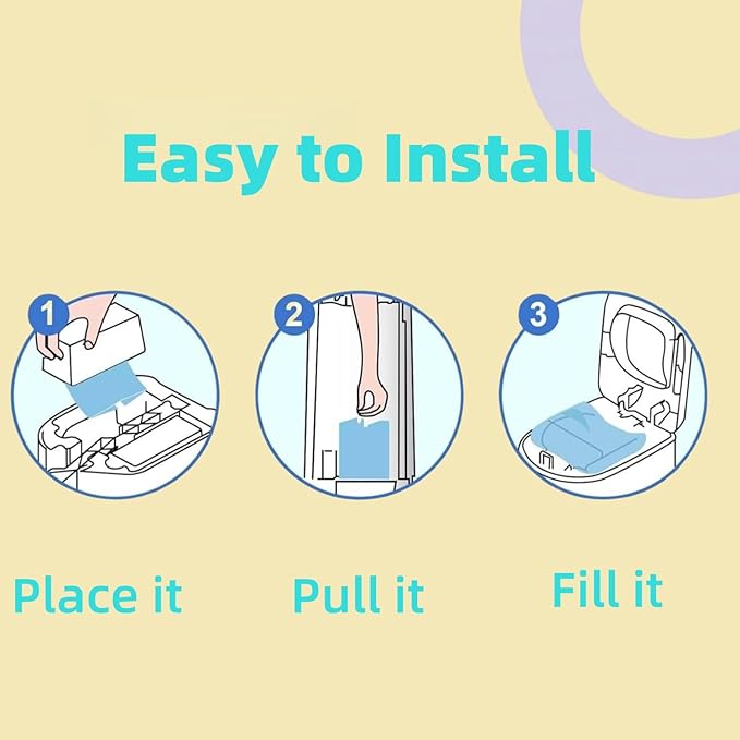Diaper Easy Roll Refill Bags，90 Lavender Scented Diaper Pail Refills，Holds Up to 4200 Newborn Diapers，Superior Odor Control，Compatible with Genie Easy Roll Signature & Platinum Pails