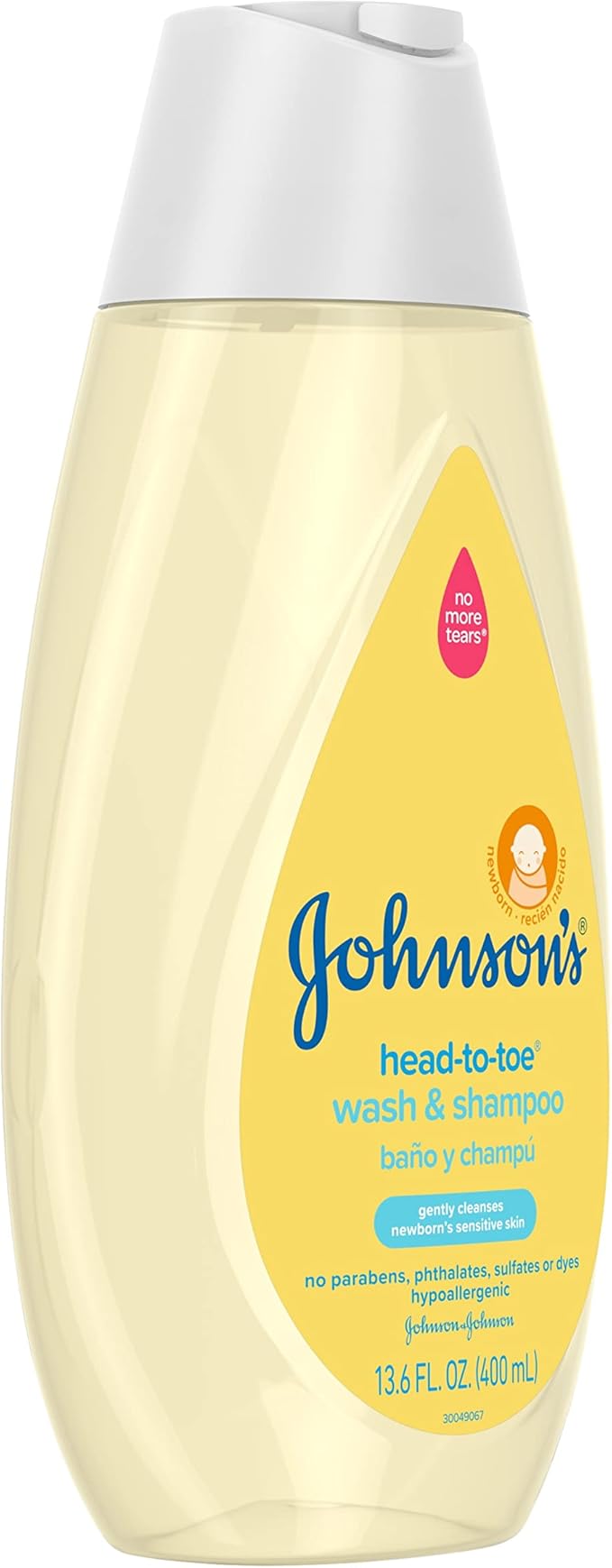 Johnson's Baby 13.6 fl. oz Head-to-Toe Baby Body Wash and Shampoo (Pack of 2)