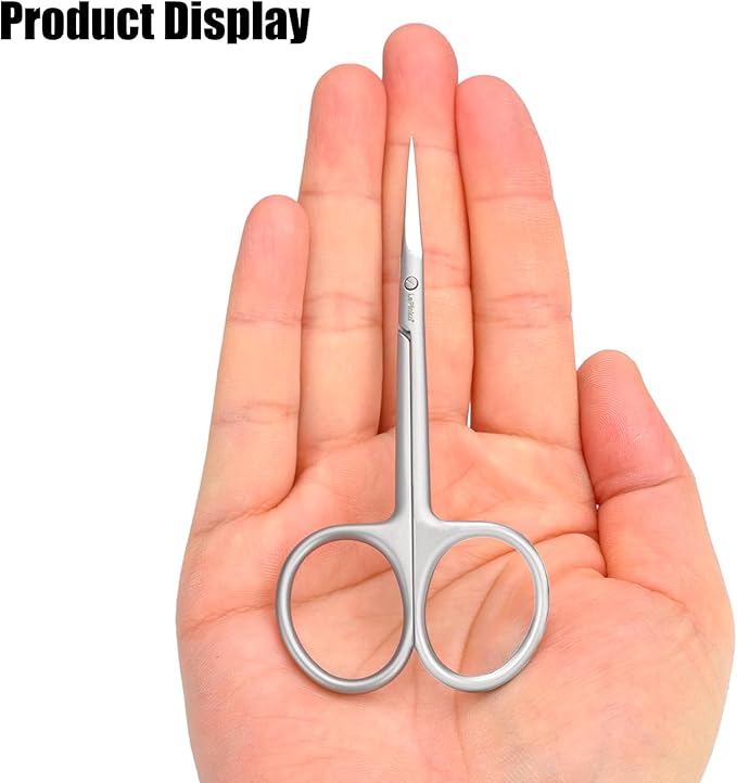 LePinko Cuticle Scissors, UPGRADED Fine Tip