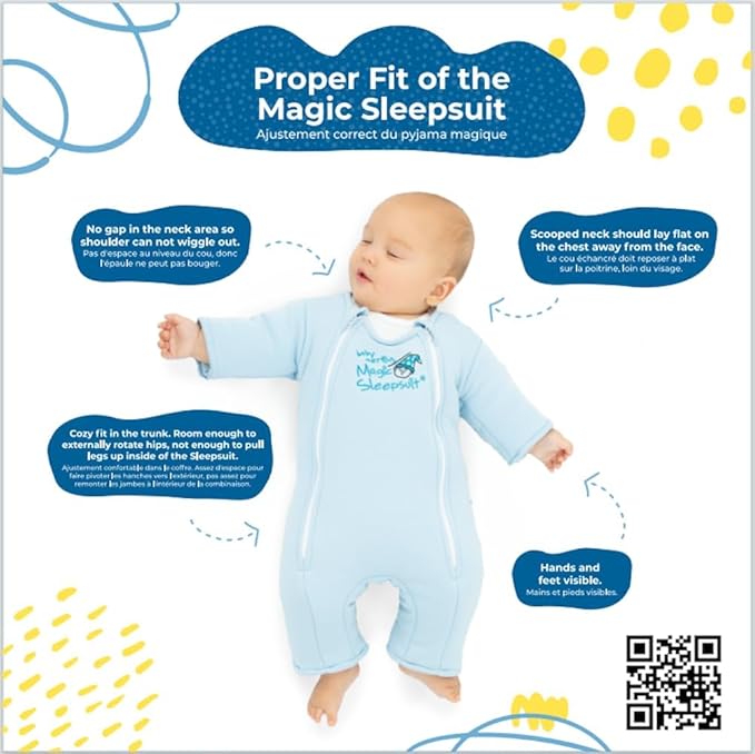 Magic Sleepsuit Baby Merlin's Microfleece Baby Swaddle Transition Product
