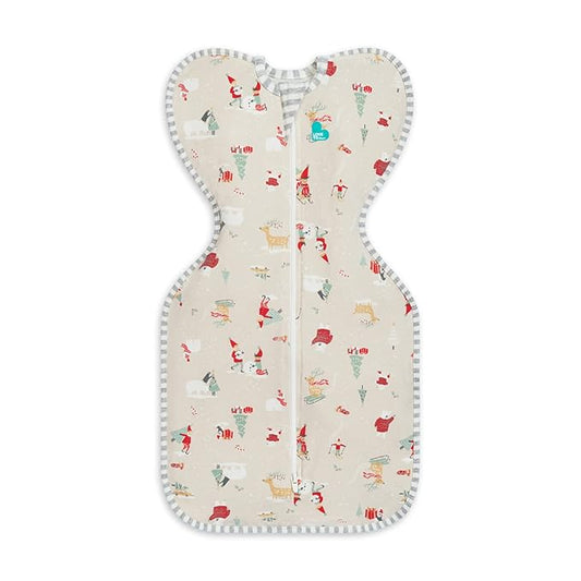 Love to Dream Swaddle UP, Baby Sleep Sack, Self-Soothing Swaddles for Newborns, Get Longer Sleep, Snug Fit Helps Calm Startle Reflex, Newborn Essentials for Baby, 1.0 TOG, 13-19 lbs, Beige