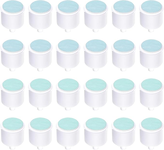 Replacement Pads Compatible with Frida Baby Electric Nail Buffer, 24 Pieces Baby Nail Trimmer Pads Grinding Heads Suits to Newborn and Adults