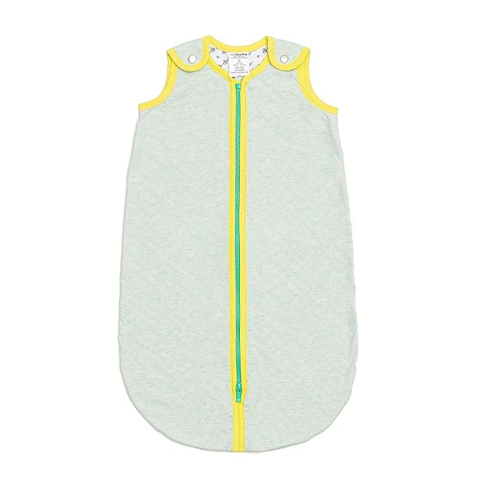 Baby Deedee Wearable Blanket Baby and Toddler Sleeping Sack, Baby Sleeping Bag, Sleep Nest Lite, Lemon Mint, Medium (6-18 Months)