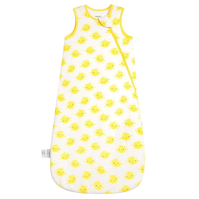 EasyFi Rayon Made from Bamboo Sleep Sack 18-24 Months 1.0 Tog Supersoft Toddler Sleep Sack 2t Baby Wearable Blanket with 2-Way Zipper Unisex Sleeping Bag for Babies