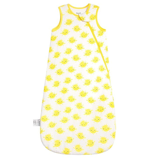 EasyFi Rayon Made from Bamboo Sleep Sack 0-6 Months Supersoft Newborn Sleep Sack 0-3 Months 1.0 Tog Baby Wearable Blanket With 2-Way Zipper Unisex Sleeping Bag for Babies Infant