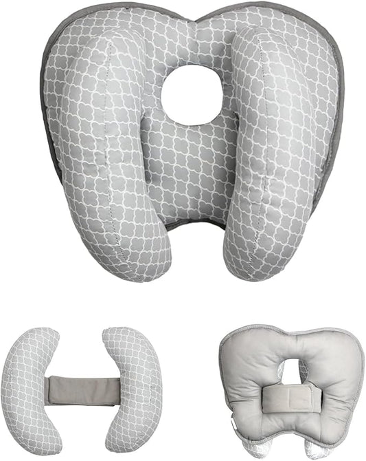 Baby Head and Neck Support -Upgrade 2 in 1 Baby Travel Pillow Banana Shape Adjustable Baby Support Pillow,Toddler Car Seat Stroller Neck Support Travel Pillow for Toddler Boys Girls