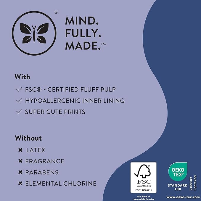 The Honest Company Comfort Dry Disposable Overnight Diapers for Sensitive Skin, Hypoallergenic, Baby Cozy Cloud and Star Signs Design Club Box Size 3 (16–28 lbs) 52 Count