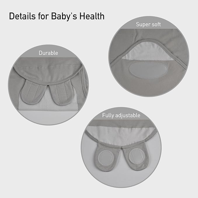 Soarwg Kids Baby Swaddle, Organic Adjustable Baby Swaddles for Newborns, Sleep Sack for Baby Boy and Girl 0-3 Months, 100% Cotton Certified Standard 100 by Oeko-TEX, 3-Pack (Deer Meadow)