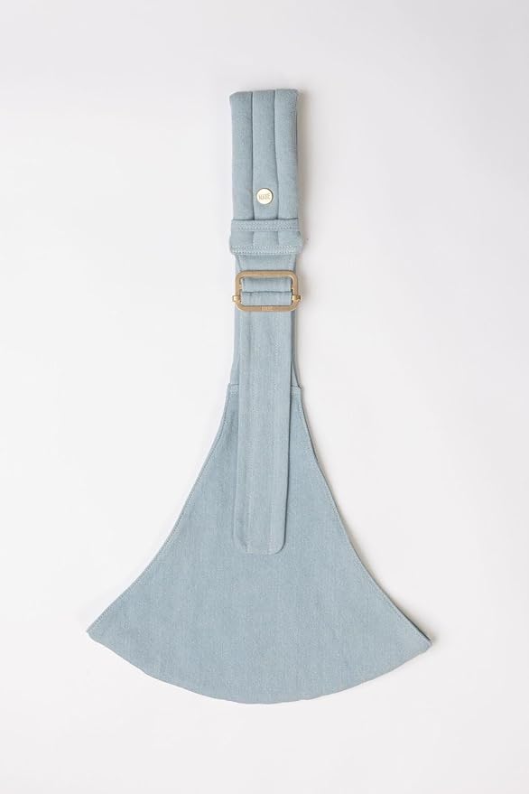 Mabē Monarch Toddler Sling Carrier – Ergonomic Hip Carry Support for Toddlers – Adjustable and Breathable Sling for Easy Up/Down & Comfortable Holding (16–45 lbs, Denim)