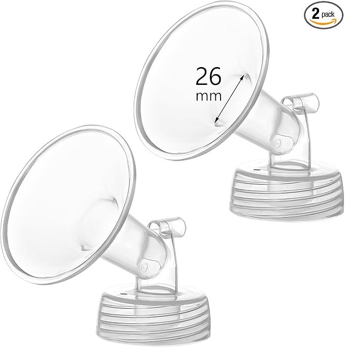 Momstouch 26mm Flange Compatible with Spectra S1 S2 9 Plus Synergy Gold Breastpump Replacement to Spectra Pump Parts and Flange; Not Original; Replaces Shield