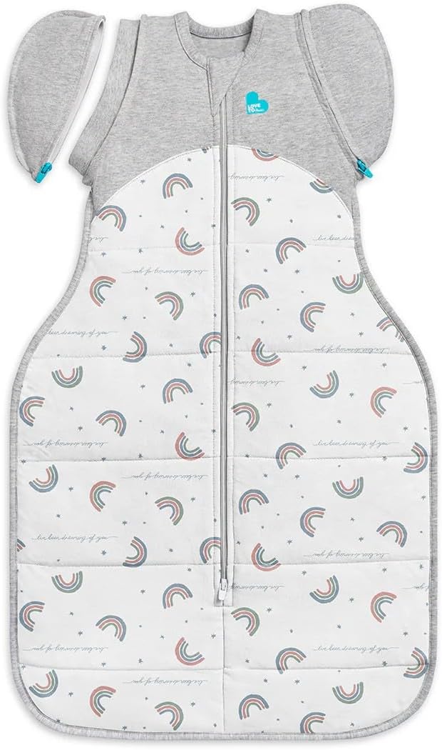 Love to Dream Swaddle UP, Transition Bag Warm 2.5 TOG, Gently Help Baby Safely Transition from Being Swaddled to Arms Free