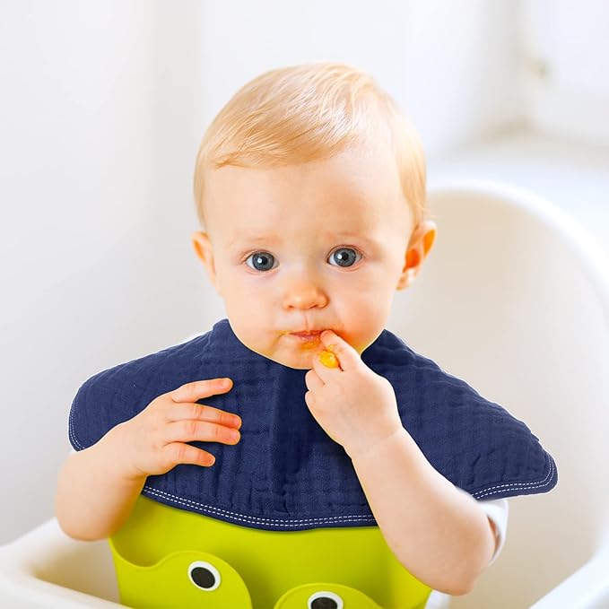 Remagr 8 Packs Muslin Burp Cloths Large 20" x 10", 6 Layers Unisex Baby Absorbent 100% Cotton Burp Rags Colorful Muslin Washcloths for Baby Plain Soft Cotton Cloth for Babies Girls Boys(Fresh Colors)