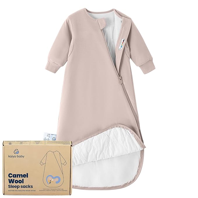 Unisex Sleeping Bag for Babies and Toddlers 1.0 Tog Sleep Sack 6-18 Months, Newborn Sleep Sack, Wearable Blanket Baby, One Piece Long Sleeves, Gifts for Baby