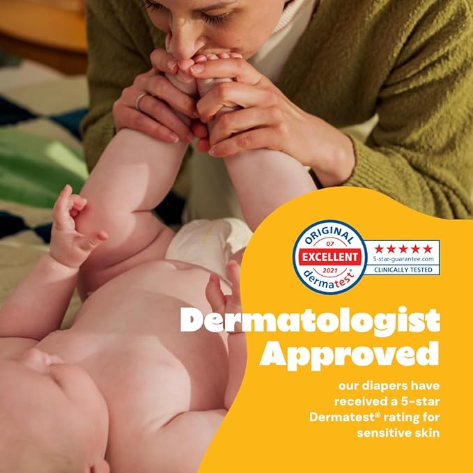 DYPER Monthly Pack Newborn Baby Diaper <10 lbs 204 Count - Leak-Proof & Plant Based, Hypoallergenic and Ultra Absorbent Newborn Diapers for Day and Overnight Skin Protection (Packaging May Vary)